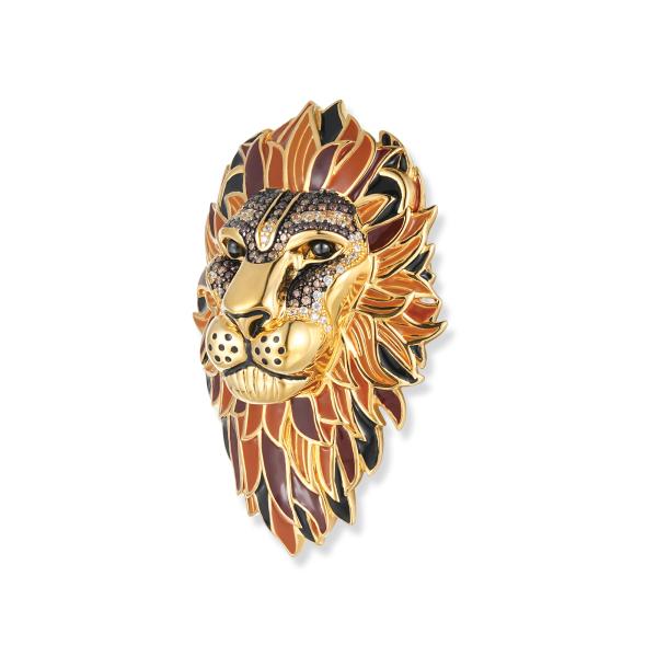 Richard Löwen Anhänger / Brosche